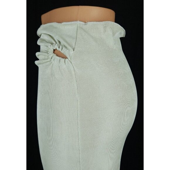 Tyrell Stretch Jersey Maxi Skirt Size XL Green SSENSE Exclusive $150 - Picture 4 of 10